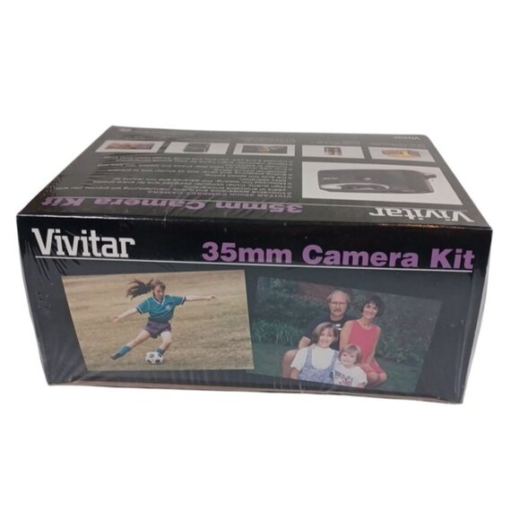 New Vintage 1992 Vivitar EZ 200 Point and Shoot 35mm Film Camera Set EZ200 - Picture 3 of 9